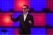 3 November 2015; Mike Krieger, Co-Founder of Instagram, on the Centre Stage during Day 1 of the 2015 Web Summit in the RDS, Dublin, Ireland. Picture credit: Stephen McCarthy / SPORTSFILE / Web Summit