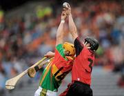 11 July 2009; Stephen Murray, Down, in action against Robert Foley, Carlow. Christy Ring Cup Final, Carlow v Down, Croke Park, Dublin. Picture credit: Brian Lawless / SPORTSFILE