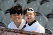 12 July 2009; Kildare supporters, Donna Malone and Jennifer Malone, from Clane, Co. Kildare, at the game. GAA Football Leinster Senior Championship Final, Dublin v Kildare, Croke Park, Dublin. Picture credit: Oliver McVeigh / SPORTSFILE