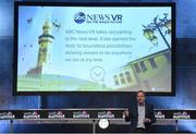 4 November 2015; Jens Christensen, Founder, Jaunt, on the Content Stage during Day 2 of the 2015 Web Summit in the RDS, Dublin, Ireland. Picture credit: Brendan Moran / SPORTSFILE / Web Summit