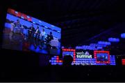 4 November 2015; A view of the Centre Stage during Day 2 of the 2015 Web Summit in the RDS, Dublin, Ireland. Picture credit: Brendan Moran / SPORTSFILE / Web Summit