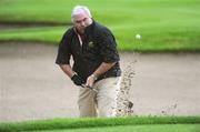 13 July 2009; Former Armagh manager Joe Kiernan chips from a bunker on the 18th during the The Moss Keane Golf Challenge. The K Club, Palmer Course, Straffan, Co. Kildare. Picture credit: Diarmuid Greene / SPORTSFILE