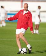 15 July 2009; Valetta FC player/coach Jordi Cruyff in action during squad training ahead of their Europa League, 2nd Qualifying Round, 1st Leg, game against St Patrick's Athletic on Thursday night. Richmond Park, Dublin. Picture credit: John Barrington / SPORTSFILE