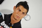 16 July 2009; Real Madrid's Cristiano Ronaldo during a press conference. Real Madrid Press Conference, Carton House, Maynooth, Co. Kildare. Picture credit: Matt Browne / SPORTSFILE