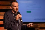 5 November 2015; Nicolas Dessainge, Algolia, on the Breakthrough Stage during Day 3 of the 2015 Web Summit in the RDS, Dublin, Ireland. Picture credit: Seb Daly / SPORTSFILE / Web Summit