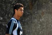 17 July 2009; Real Madrid's Cristiano Ronaldo after squad training. Real Madrid pre-season squad training, Carton House, Maynooth, Co. Kildare. Picture credit: Pat Murphy / SPORTSFILE