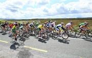 17 July 2009; A general view of the riders as they pass near Bangor Erris, Co. Mayo, during the 113 Kilometre stage from Castlebar to Ballycastle. M Donnelly Junior Tour of Ireland, Stage 4, Castlebar to Ballycastle. Picture credit: Kieran Clancy / SPORTSFILE