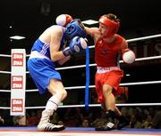 17 July 2009; Conor Ahern, Baldoyle, right, in action against Rauri Dalton, Holy Trinity, during their 51kg bout. Irish Open Senior Boxing Finals, National Stadium, Dublin. Picture credit: Ray Lohan / SPORTSFILE