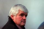 9 December 2000; Former Ireland rugby manager Pat Whelan during the AIB All-Ireland League Division 1 match between Garryowen and Cork Constitution at Dooradoyle in Limerick. Photo By Brendan Moran/Sportsfile