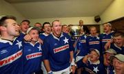 20 May 2000; The St Mary's team celebrate following the AIB All-Ireland League Final match between Lansdowne and St Mary's at Lansdowne Road in Dublin. Photo by Matt Browne/Sportsfile