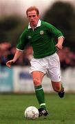 25 April 2000; Thomas Heary of Republic of Ireland during the U21 International Soccer Friendly match between Republic of Ireland and Greece at Newbridge Town FC in Newbridge, Kildare. Photo by Matt Browne/Sportsfile