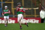 4 November 2000; John Paul O'Meara of Birr  during the AIB Leinster Club Hurling Championship Quarter-Final match between Castletown and Birr at O'Moore Park in Portlaoise, Laois. Photo by Ray McManus/Sportsfile