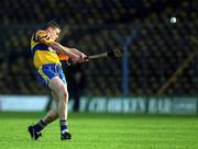 26 November 2000; John Reddan of Sixmilebridge during the AIB Munster Senior Hurling Club Championship Final match between Sixmilebridge and Mount Sion at Semple Stadium in Thurles, Tipperary. Photo by Ray Lohan/Sportsfile