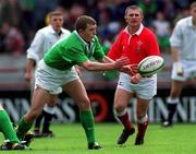 28 April 2000; Conor O'Loughlin of Ireland during the 4 Nations U18 Championship match between Ireland and England at Lansdown Road in Dublin. Photo by Matt Browne/Sportsfile