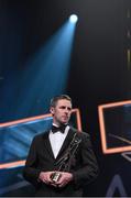 6 November 2015; Galway hurler Colm Callanan with his award at the GAA GPA All-Star Awards 2015 Sponsored by Opel. Convention Centre, Dublin. Picture credit: Brendan Moran / SPORTSFILE