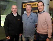 8 November 2015; Tom Dennigan and Darren Meikle, Continental, are joined by John Herne, TopTyres, Wexford, during the Continental Tyres Corporate Event at the Continental Tyres FAI Women's Senior Cup Final between Wexford Youths WAFC and Shelbourne Ladies FC. Aviva Stadium, Lansdowne Road, Dublin. Picture credit: Seb Daly / SPORTSFILE