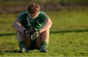 8 November 2015; A dejected Seán Dempsey, Sarsfields, after the game. AIB Leinster GAA Senior Club Football Championship Quarter-Final, Portlaoise v Sarsfields. O'Moore Park, Portlaoise, Co. Laois. Picture credit: Piaras Ó Mídheach / SPORTSFILE