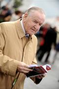 28 July 2009; Former Taoiseach Albert Reynolds ahead of the second day of the Galway Racing Festival. Ballybrit, Galway. Picture credit: Stephen McCarthy / SPORTSFILE