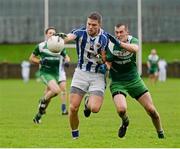 8 November 2015; Conal Keaney, Ballyboden St. Enda's, in action against Dessie Finnegan,  St Patrick's. AIB Leinster GAA Senior Club Football Championship Quarter-Final, St Patrick's v Ballyboden St. Enda's. County Grounds, Drogheda, Co. Louth. Picture credit: Dean Cullen / SPORTSFILE