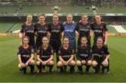 8 November 2015; The Wexford Youths WAFC team. Continental Tyres FAI Women's Senior Cup Final, Wexford Youths WAFC v Shelbourne Ladies FC. Aviva Stadium, Dublin. Picture credit: Eóin Noonan / SPORTSFILE