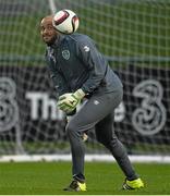 9 November 2015; Republic of Ireland 's Darren Randolph during squad training. Republic of Ireland Squad Training, National Sports Campus, Abbotstown, Co. Dublin. Picture credit: David Maher / SPORTSFILE