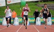 2 August 2009; Paul Hession, 493, Athenry AC, on his way to victory in the Men's 100m First Round. He subsequently pulled out of the semi-finals with illness. Woodie's DIY / AAI National Senior Track & Field Championships. Morton Stadium, Santry, Dublin. Picture credit: Brendan Moran / SPORTSFILE