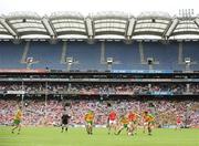 2 August 2009; A general view of Croke Park during the game. GAA Football All-Ireland Senior Championship Quarter-Final, Cork v Donegal, Croke Park, Dublin. Picture credit: Stephen McCarthy / SPORTSFILE