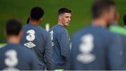 11 November 2015; Republic of Ireland's Ciaran Clark during squad training. Republic of Ireland Squad Training, National Sports Campus, Abbotstown, Co. Dublin. Picture credit: Stephen McCarthy / SPORTSFILE