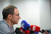 11 November 2015; Republic of Ireland manager Martin O'Neill during a press conference. Republic of Ireland Press Conference, National Sports Campus, Abbotstown, Co. Dublin. Picture credit: Stephen McCarthy / SPORTSFILE