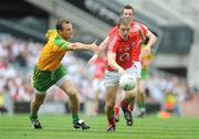 2 August 2009; Colm O'Neill, Cork, in action against Neil McGee, Donegal. GAA Football All-Ireland Senior Championship Quarter-Final, Cork v Donegal, Croke Park, Dublin. Picture credit: Daire Brennan / SPORTSFILE