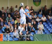 4 August 2009; David McMillan, UCD, in action against Kevin Murray, Waterford United. EA Sports Cup Semi-Final, UCD v Waterford United, The UCD Bowl, UCD, Belfield, Dublin. Picture credit: Pat Murphy / SPORTSFILE