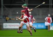 15 November 2015; David Treacy, Cuala, in action against Shane Prendergast, Clara. AIB Leinster GAA Senior Club Hurling Championship, Semi-Final, Cuala v Clara. Parnell Park, Dublin. Picture credit: Ray McManus / SPORTSFILE