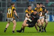 15 November 2015; Felim McGreevy, Kilcoo, in action against MicStephen Kernan, Crossmaglen Rangers. AIB Ulster GAA Senior Club Football Championship, Semi-Final, Kilcoo v Crossmaglen Rangers. Páirc Esler, Newry, Co. Down. Picture credit: Oliver McVeigh / SPORTSFILE