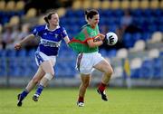 8 August 2009; Martha Carter, Mayo, in action against Emma McEvoy, Laois. TG4 All-Ireland Ladies Football Senior Championship Qualifier Round 2, Mayo v Laois, Pearse Park, Longford. Picture credit: Brendan Moran / SPORTSFILE
