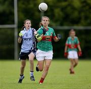 8 August 2009; Rebecca Conway, Mayo, in action against Lauren Ebbs, Dublin. All-Ireland Ladies Football U16A Shield Final, Dublin v Mayo, Tarmonbarry, Co. Longford. Picture credit: SPORTSFILE