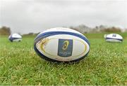 17 November 2015; A general view of Champions Cup branded rugby balls before  Munster squad training. University of Limerick, Limerick. Picture credit: Diarmuid Greene / SPORTSFILE