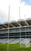 18 November 2015; A general view of the goalposts for the EirGrid International Rules game. Australia Squad Training, EirGrid International Rules 2015, Croke Park, Dublin. Picture credit: Piaras Ó Mídheach / SPORTSFILE