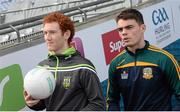 18 November 2015; Conor Glass, left, and Conor Nash, Australia, arrive for squad training. Australia Squad Training, EirGrid International Rules 2015, Croke Park, Dublin. Picture credit: Piaras Ó Mídheach / SPORTSFILE