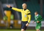 18 November 2015; Referee Antti Munukka. UEFA U19 Championships Qualifying Round, Group 1, Republic of Ireland v Scotland.  The Marketsfield, Limerick. Picture credit: Diarmuid Greene / SPORTSFILE