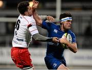 20 November 2015; Tom Daly, Leinster A, is tackled by Ed Siggery, Moesley. B&I Cup, Pool 1, Leinster A v Moesley. Donnybrook Stadium, Donnybrook, Dublin. Picture credit: Seb Daly / SPORTSFILE