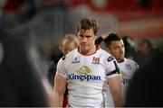 20 November 2015; A dejected Andrew Trimble, Ulster, after the game. European Rugby Champions Cup, Pool 1, Round 2, Ulster v Saracens. Kingspan Stadium, Ravenhill Park, Belfast. Picture credit: Oliver McVeigh / SPORTSFILE