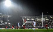 20 November 2015; A general view during heavy rain in the second half. European Rugby Champions Cup, Pool 1, Round 2, Ulster v Saracens. Kingspan Stadium, Ravenhill Park, Belfast. Picture credit: Ramsey Cardy / SPORTSFILE