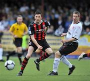 14 August 2009; Killian Brennan, Bohemians, in action against Liam Burns, Dundalk. FAI Ford Cup Fourth Round, Dundalk v Bohemians FC, Oriel Park, Dundalk, Co. Louth. Picture credit; David Maher / SPORTSFILE