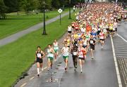 15 August 2009; A general view of the start of the Lifestyle Sports - adidas Frank Duffy 10 mile road race. Furze Road, Phoenix Park, Dublin. Picture credit: Tomas Greally / SPORTSFILE