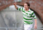 15 August 2009; Dessie Baker, Shamrock Rovers, celebrates after scoring his side's first goal. FAI Ford Cup Fourth Round, Shamrock Rovers v UCD, Tallaght Stadium, Dublin. Picture credit: Dáire Brennan / SPORTSFILE