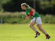 15 August 2009; Cora Staunton, Mayo, celebrates after scoring her side's third goal. TG4 All-Ireland Ladies Football Senior Championship Quarter-Final, Tyrone v Mayo, Ballymahon GAA Club, Ballymahon, Co. Longford. Photo by Sportsfile