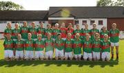 15 August 2009; The Mayo squad. TG4 All-Ireland Ladies Football Senior Championship Quarter-Final, Tyrone v Mayo, Ballymahon GAA Club, Ballymahon, Co. Longford. Photo by Sportsfile