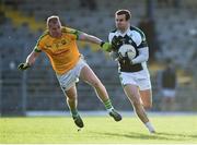 22 November 2015; Padraig O’Connor, Killarney Legion, in action against Bernard Walsh, South Kerry. Kerry County Senior Football Championship Final Replay, South Kerry v Killarney Legion. Fitzgerald Stadium, Killarney, Co. Kerry. Picture credit: Stephen McCarthy / SPORTSFILE