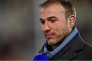 20 November 2015; BT Sport pundit and former Ulster and Ireland flanker Stephen Ferris. European Rugby Champions Cup, Pool 1, Round 2, Ulster v Saracens. Kingspan Stadium, Ravenhill Park, Belfast. Picture credit: Ramsey Cardy / SPORTSFILE