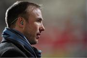 20 November 2015; BT Sport pundit and former Ulster and Ireland flanker Stephen Ferris. European Rugby Champions Cup, Pool 1, Round 2, Ulster v Saracens. Kingspan Stadium, Ravenhill Park, Belfast. Picture credit: Ramsey Cardy / SPORTSFILE